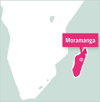 Ubicación de Moramanga Madagascar Map