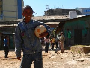 Sports volunteer in Ethiopia